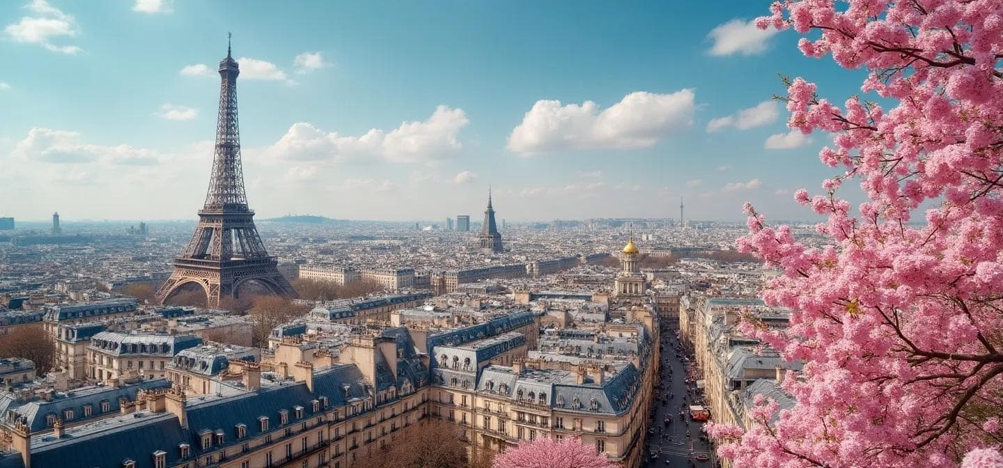 Eiffel Tower and Parisian skyline, France