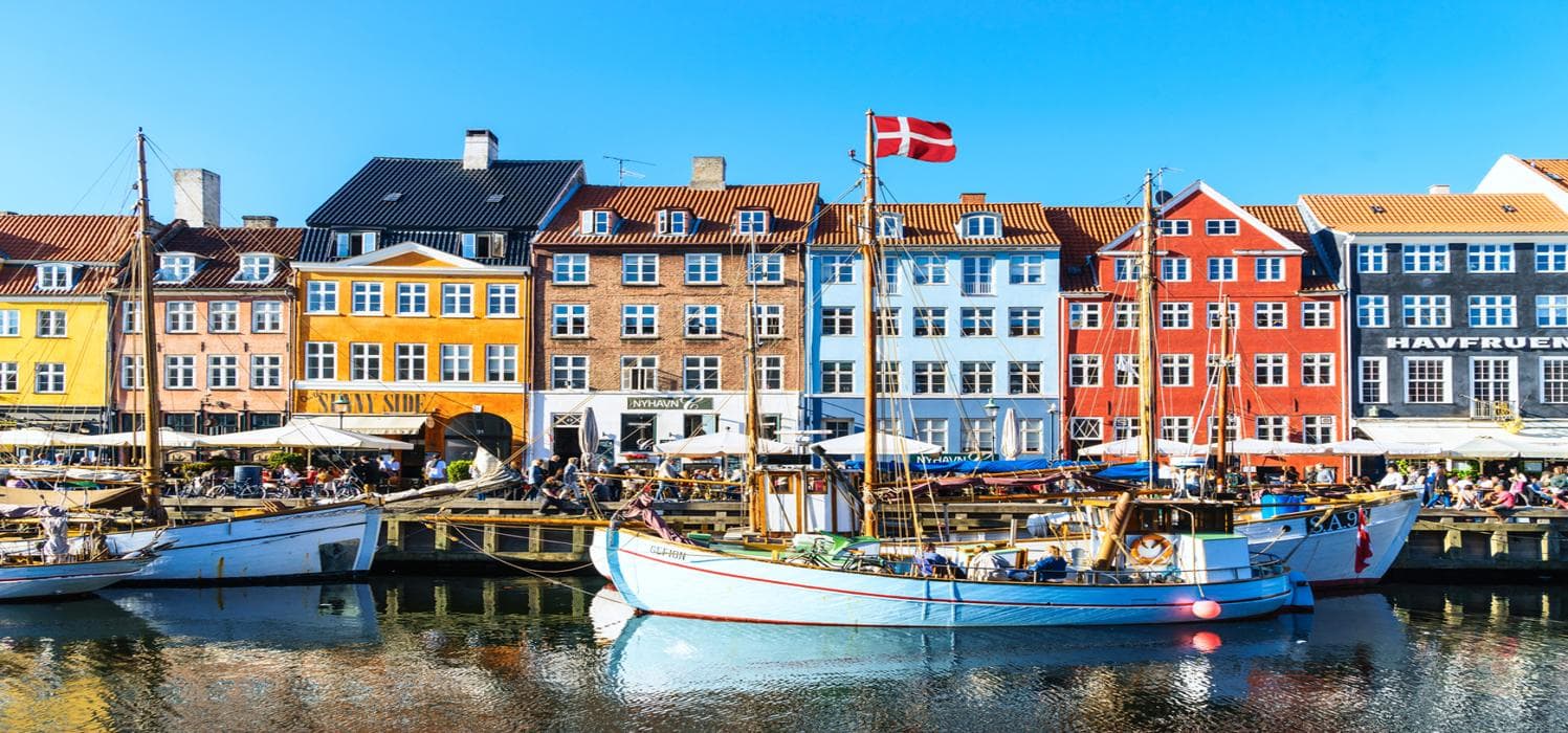 City Hall Square in Copenhagen, Denmark